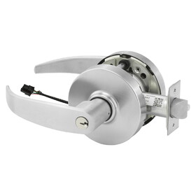 Sargent 28-10G70-24V LP 26D Electrified Cylindrical Lock, Fail Safe, 24V, LP Design, Satin Chrome