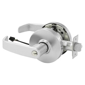 Sargent 28-10G70-12V LL 26D Electrified Cylindrical Lock, Fail Safe, 12V, LL Design, Satin Chrome
