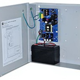 Altronix SMP10C12X Power Supply/Charger, 115VAC 60Hz at 1.45A Input, Single 12VDC Output at 10A, Grey Enclosure