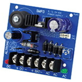 Altronix SMP3 Power Supply Board, 16VAC to 28VAC Input, 6/12/24VDC at 2.5A Output
