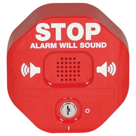 STI STI-6400-R Exit Stopper Door Alarm, Red