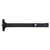 Detex V40 CD 711 99 48 Value Series Wide Stile Rim Exit Device, Cylinder Dogging, 99 Surface Strike, 48 In. Device, Satin Black Anodized Aluminum