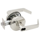 FALCON W511BD D 625 Grade 2 Entry/Office Cylindrical Lock, SFIC Prep Less Core, Dane Lever, Standard Rose, Bright Chrome Finish, Non-handed