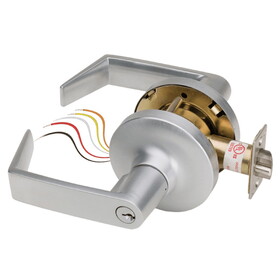 SDC Z7252EQR6PKDB1ST1 Electra Pro Fail Secure,Eclipse Lever6 Pin 2-3/4" Backset LatchboltSatin Chrome Finish