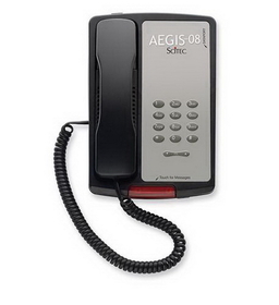 Scitec AEGIS-P-08BK 80002 Aegis Single Line Phone