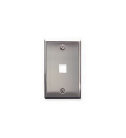 ICC ICC-FACE-1-SS IC107SF1SS- 1Port Face - Stainless Steel