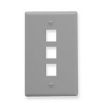 ICC ICC-FACE-3-GR IC107F03GY - 3Port Face - Gray