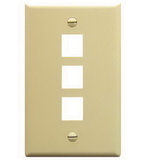 ICC ICC-FACE-3-IV IC107F03IV - 3Port Face Ivory