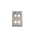 ICC ICC-FACE-4-SS IC107SF4SS - 4Port Face Stainless
