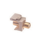 ICC ICC-IC107B5GIV Module, F-Type, Gold Plated, Ivory