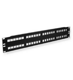 ICC ICC-IC107BP482 Patch Panel, Blank, Hd, 48-Port, 2 Rms
