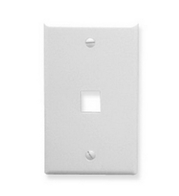 ICC ICC-IC107LF1WH Faceplate, Oversized, 1-Port, White