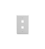ICC ICC-IC107LF2WH Faceplate, Oversized, 2-Port, White