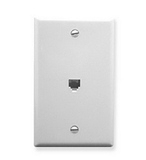 ICC ICC-IC630E60WH Wall Plate, Voice 6P6C, White