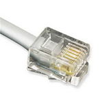 Cablesys ICC-ICLC425FSV GCLB466025  25' Flat Line Cord 6P4C SV