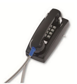 Cortelco ITT-2554-AHC-BK 255400AHC20M Wall Phone w/Metal Cradle