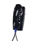Cortelco ITT-2554-ARC-BK 255400ARC20M Wall Phone w/Armored Cord