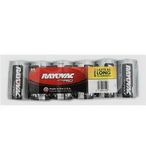 Rayovac RAY-AL-D Alkaline Shrink Wrapped D 6 Pack