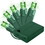 Winterland BAT-50MMGR-4G ; 5MM Chonical Battery Operated LED Green 50 count lights set, Price/each