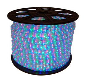 Winterland C-ROPE-LED-4M-1-10 - 10MM 150' spool of Multi Colored LED Ropelight.
