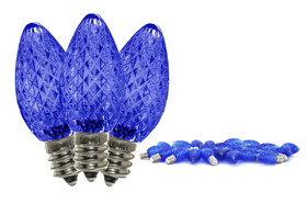 LEDgen C7-SMD-RETRO-BL-25 25 Pack C7 Blue Dimmable SMD LED Retrofit Bulb