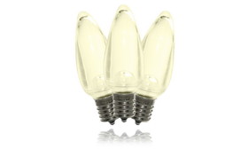 Winterland C9-DIM-RETRO-WW-S C9 Dimmable Smooth Warm White LED Retrofit Lamp With 5 Internal LEDs And An E17 Base