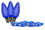 LEDgen C9-SMD-RETRO-BL-240-25 C9 Blue Retrofit Bulb 240 V