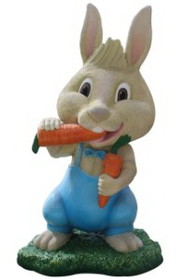 Winterland EST-BNNY-BOY-CRRT 27" Jumpee Bunny with Carrot