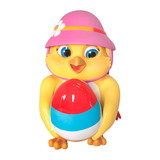 LEDgen EST-CHICK-EGG 3.5' Easter Chick Holding Egg
