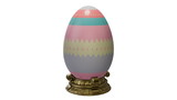 LEDgen EST-EGG-6.5-PSTL-LND 6.5' Pastel Lined Easter Egg with Base