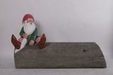 LEDgen FAIRY-GNM-LOG Gnome sitting on a log