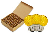 Winterland G40-RETRO-GO - G40 Non-dimmable Gold Commercial Retrofit bulb with an E26 base and 10 Internal LED Chips