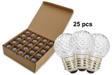 LEDgen G40-SMD-RETRO-PW-25 25 Pack G40 SMD Pure White Commercial Retrofit Bulb with an E26 Base