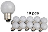 LEDgen G50-DIM-RETRO-CW-F-E26-10 10 Pack G50 Frosted Cool White Dimmable Retrofit Bulbs