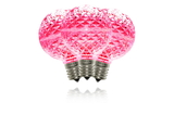 Winterland G50-DIM-RETRO-PI - G50 Dimmable Pink Commercial Retrofit Bulb With An E17 Base And 5 Internal Led Chips