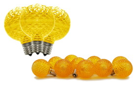 Winterland G50-RETRO-GO-10 10 Pack G50 Non-Dimmable Gold Commercial Retrofit Bulbs with E17 Base