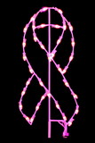LEDgen GM-RBN-03-PI 3' Pink Awareness Ribbon-GM-RBN-03-PI