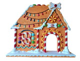 LEDgen GNBR-DHOUSE-05 5' Gingerbread Dog House