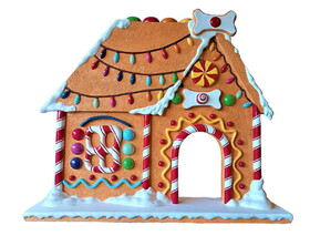 LEDgen GNBR-DHOUSE-05 5' Gingerbread Dog House