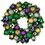 LEDgen GWSQ-04-L5M 4' Sequoia Wreath Pre-Lit with Multi Colored LEDS