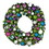 LEDgen GWSQ-06-TRAD-LWW 6' Sequoia Wreath Decorated with The Traditional Ornament Collection