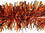 MATTE BLACK AND TRANSLUCENT ORANGE AND METALLIC ORANGE GARLAND