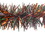 MATTE BROWN AND NATURAL DARK GREEN METALLIC ORANGE GARLAND