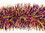 METALLIC PURPLE AND PINK AND TRANSLUCENT YELLOW GARLAND