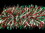 METALLIC RED TRANSLUCENT GREEN MATTE WHITE GARLAND