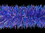 TRANSLUCENT PURPLE AND MYLAR BLUE AND SILVER GARLAND