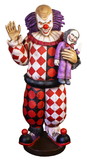 LEDgen HWN-CLWN-DOLL 6' Scary Clown Holding a Doll