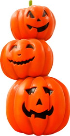 LEDgen HWN-PKN-STK-3JACK Stack of 3 Jack-O-Lanterns