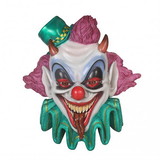 LEDgen HWN-WM-JKR-CLWN-HRNS Scary Joker Clown Head