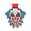 LEDgen HWN-WM-JKR-CLWN-REHAT Scary Joker Clown Head, Price/each